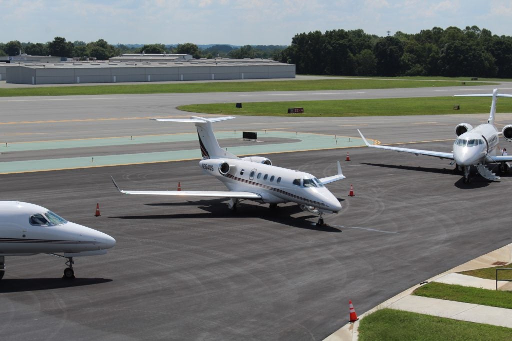 Smith-Reynolds-Airport-plane-parked-2-1024x683