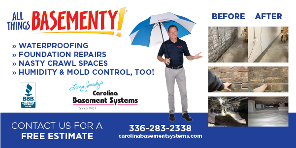 Carolina Basement Systems graphic ad