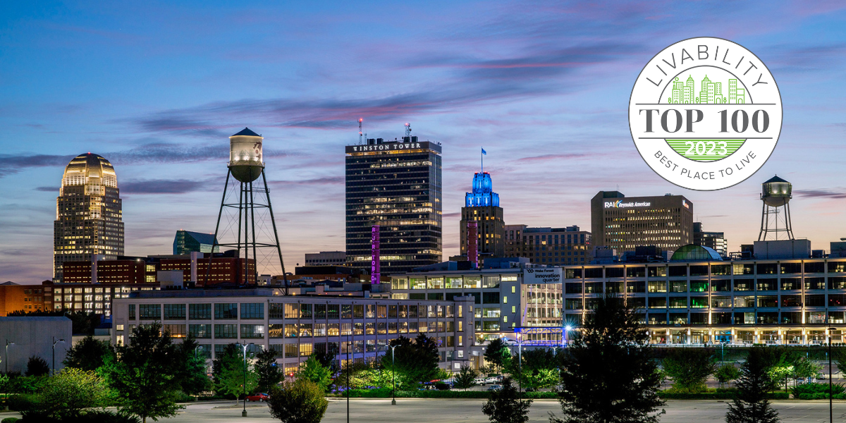 WinstonSalem Named on Top 100 Best Places to Live in