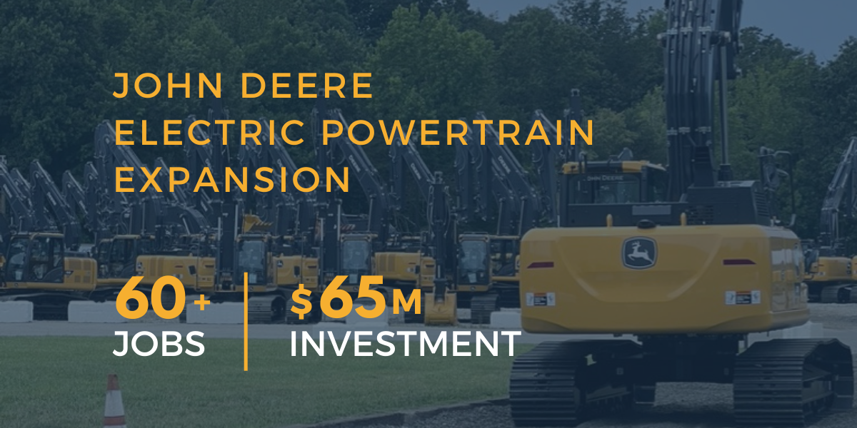 John Deere Electric Powertrain Expansion Greater WinstonSalem, Inc.