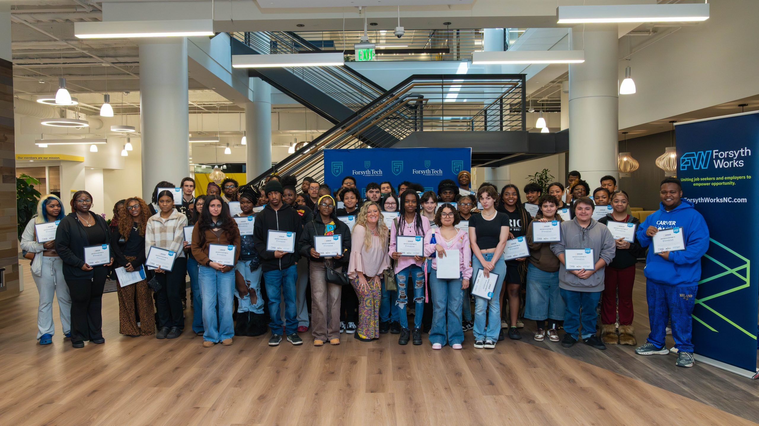 senior academy group photo